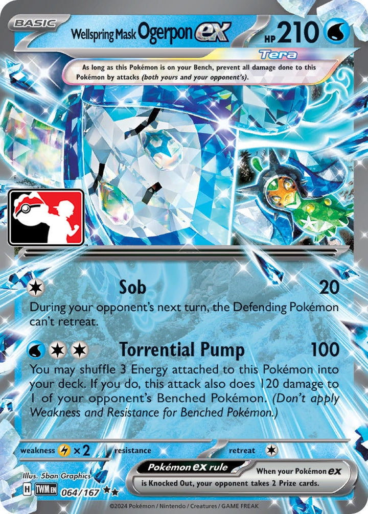 Image for Wellspring Mask Ogerpon ex (064/167) - Pokemon