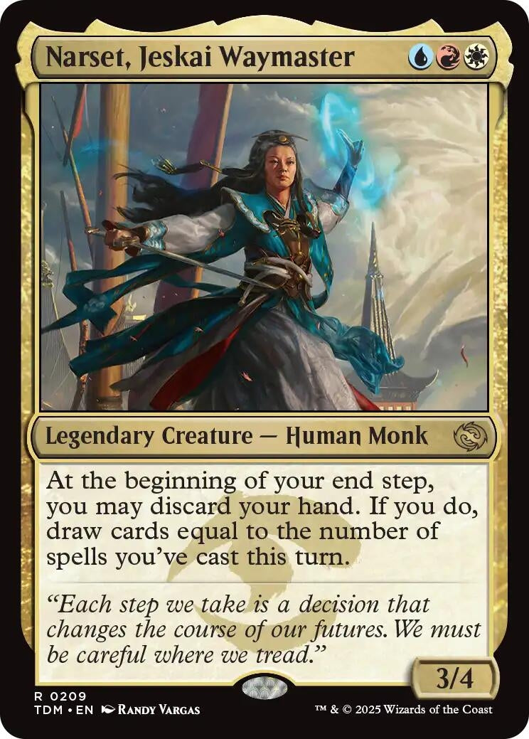 Image for Narset, Jeskai Waymaster (209) - Magic: The Gathering