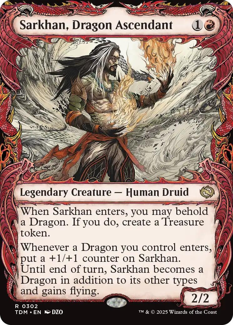 Image for Sarkhan, Dragon Ascendant (0302) (Showcase) (302) - Magic: The Gathering