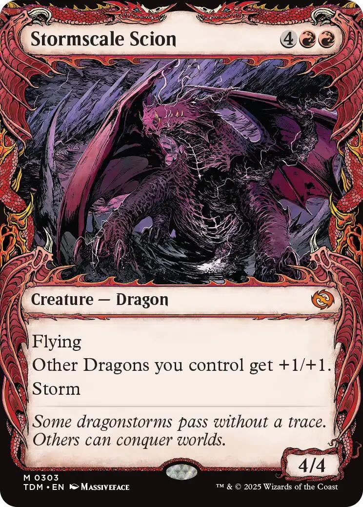 Image for Stormscale Scion (Showcase) (303) - Magic: The Gathering