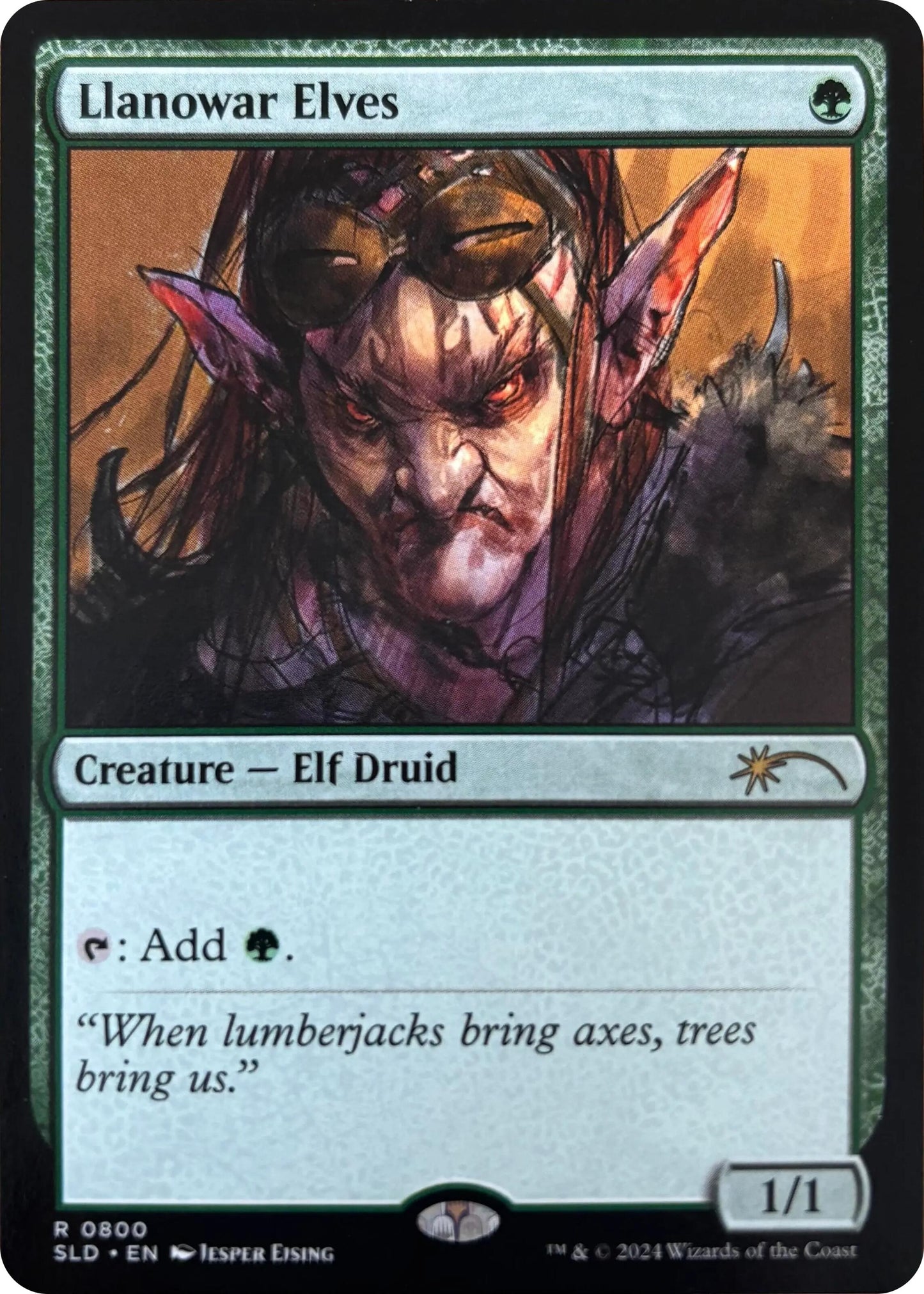 Image for Llanowar Elves (0800) (800) - Magic: The Gathering