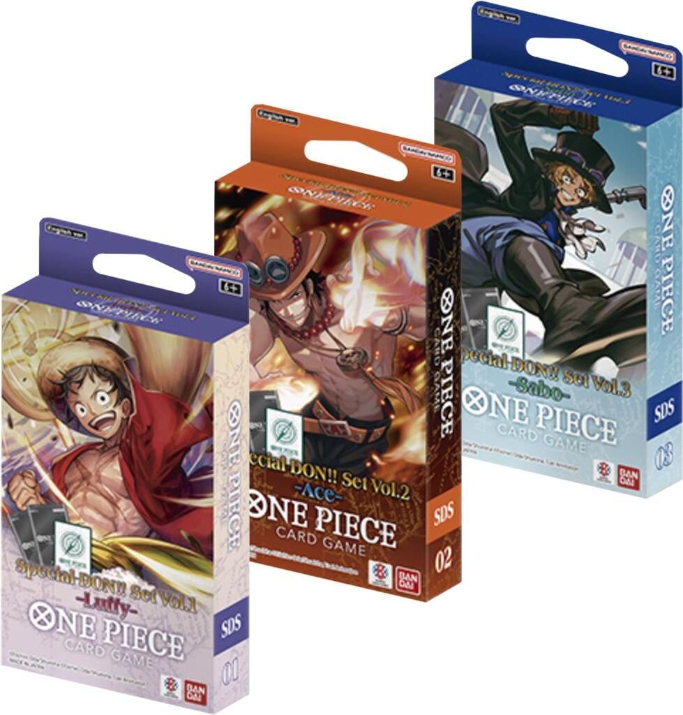 Image for Special DON!! Set Vol. 1-3 [Set of 3] - One Piece Card Game