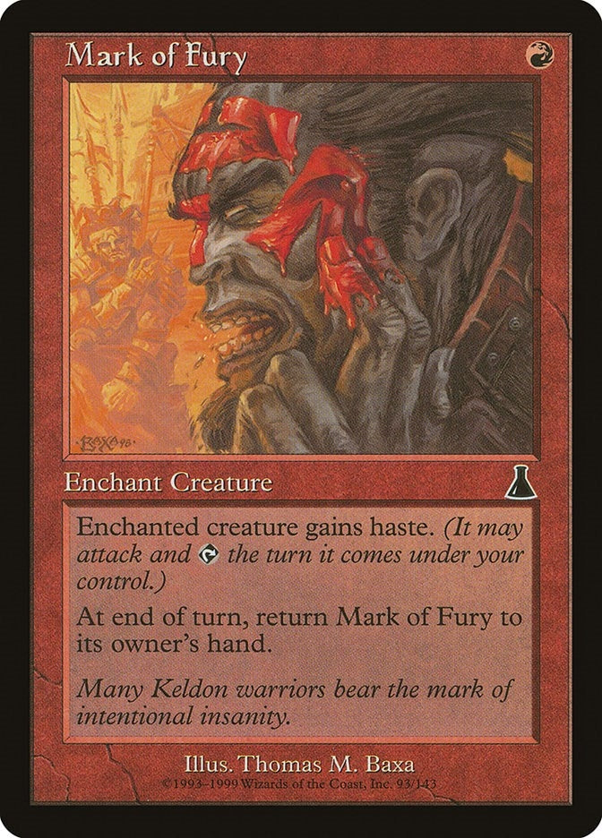 Image for Mark of Fury (93) - Magic: The Gathering