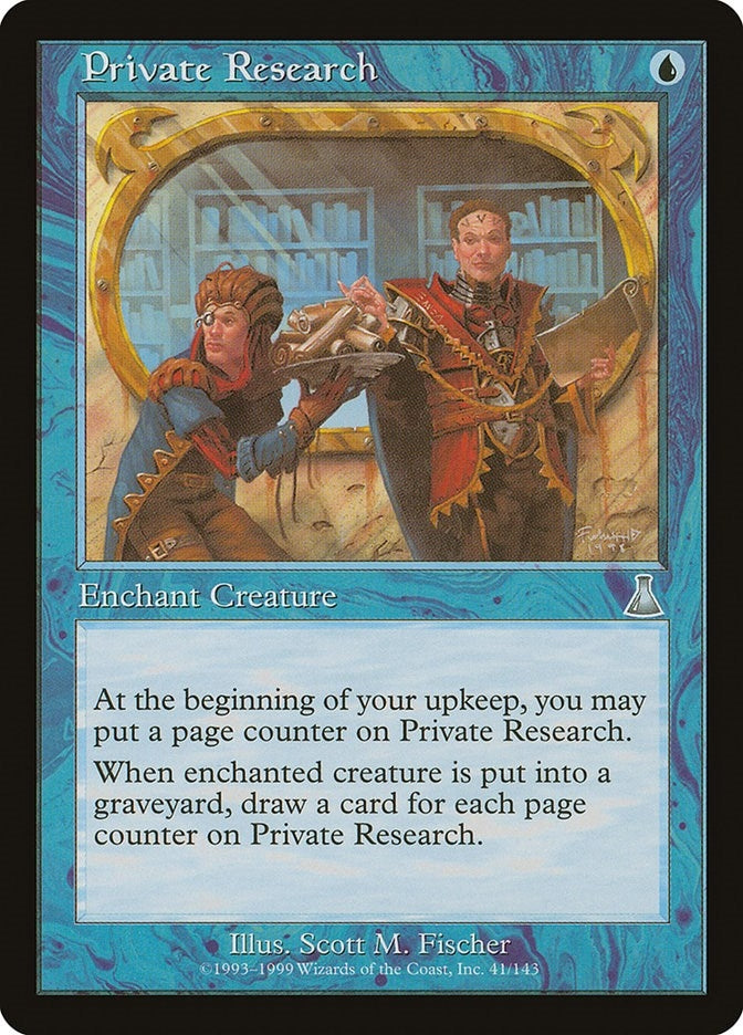 Image for Private Research (41) - Magic: The Gathering