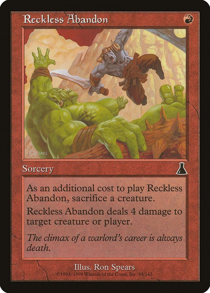 Image for Reckless Abandon (94) - Magic: The Gathering