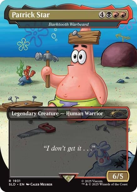 Image for Patrick Star - Barktooth Warbeard (1931) - Magic: The Gathering
