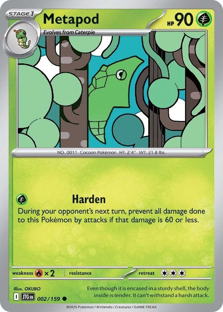 Image for Metapod (002/159) (JTG) - Pokemon