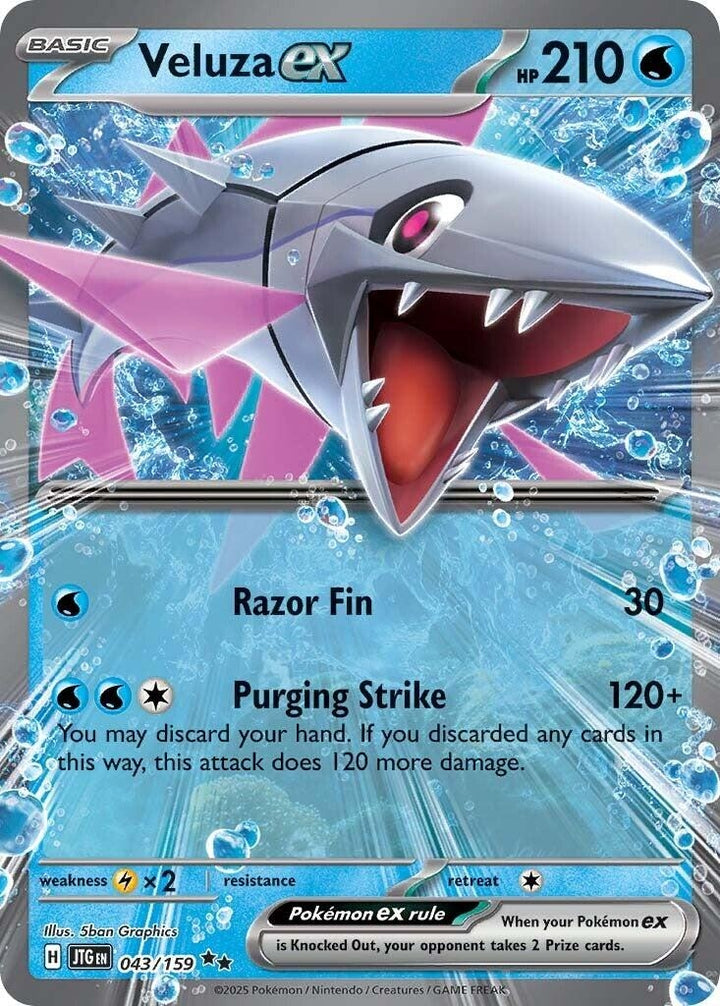 Image for Veluza ex (043/159) (JTG) - Pokemon