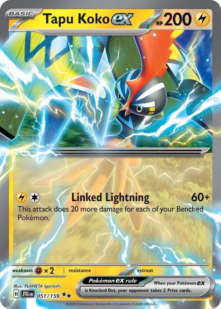 Image for Tapu Koko ex (051/159) (JTG) - Pokemon
