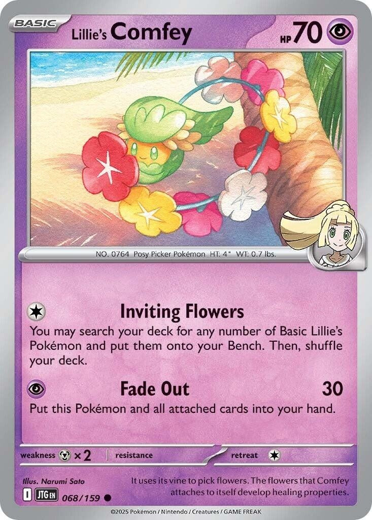 Image for Lillie's Comfey (068/159) (JTG) - Pokemon