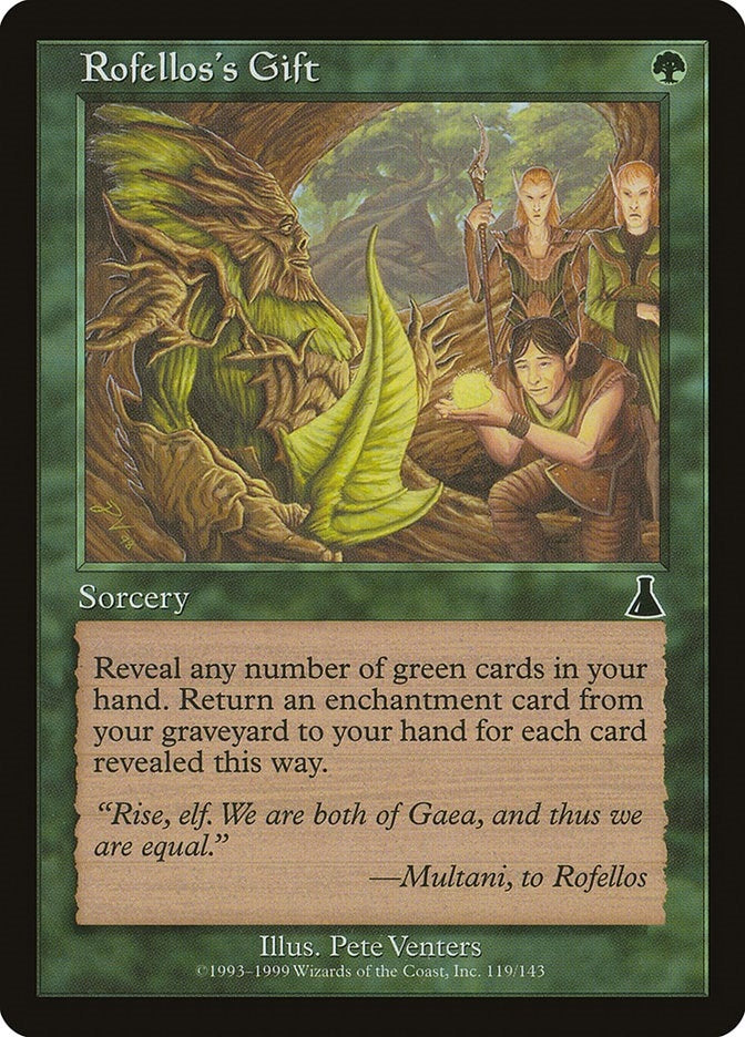 Image for Rofellos's Gift (119) - Magic: The Gathering