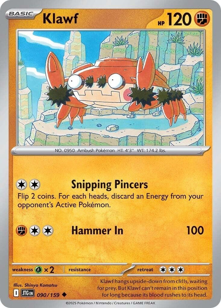 Image for Klawf (090/159) (JTG) - Pokemon