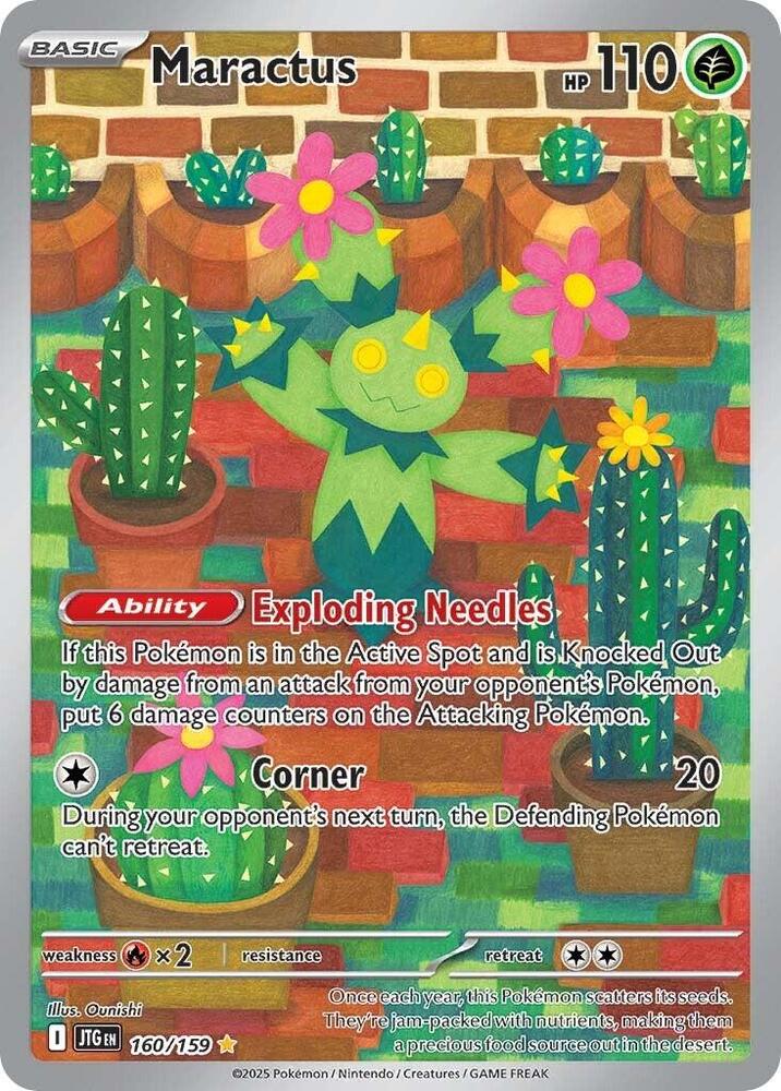 Image for Maractus (160/159) (JTG) - Pokemon