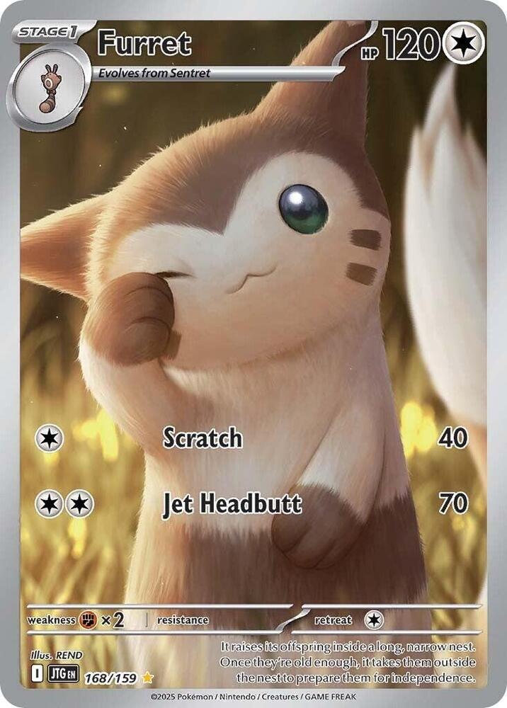 Image for Furret (168/159) (JTG) - Pokemon