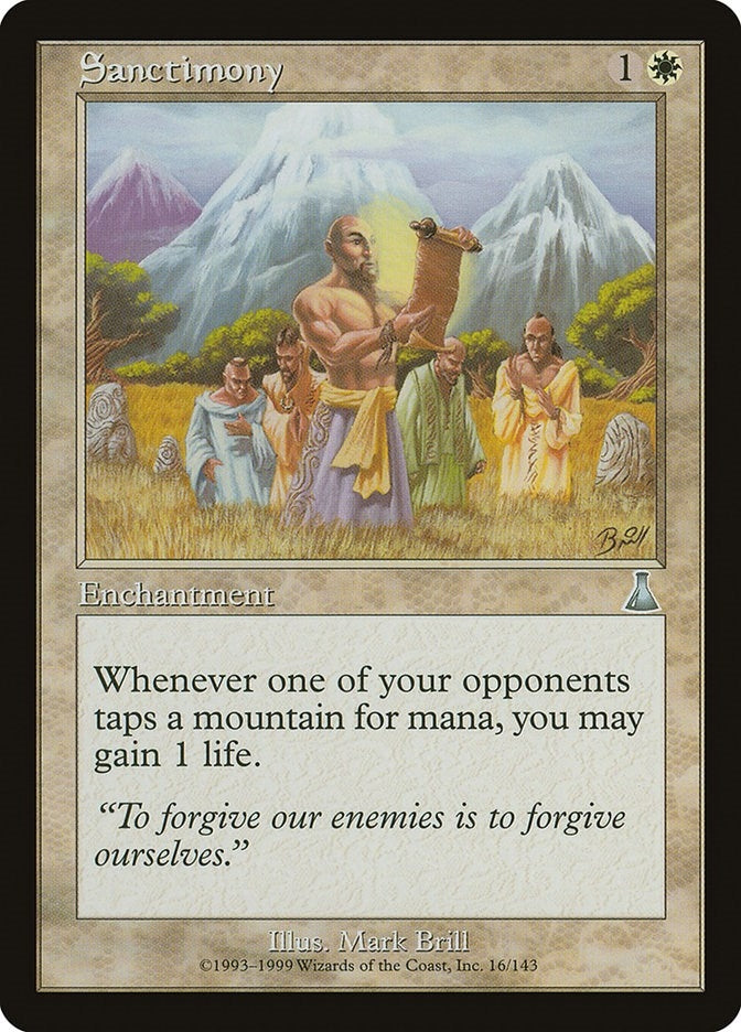 Image for Sanctimony (16) - Magic: The Gathering