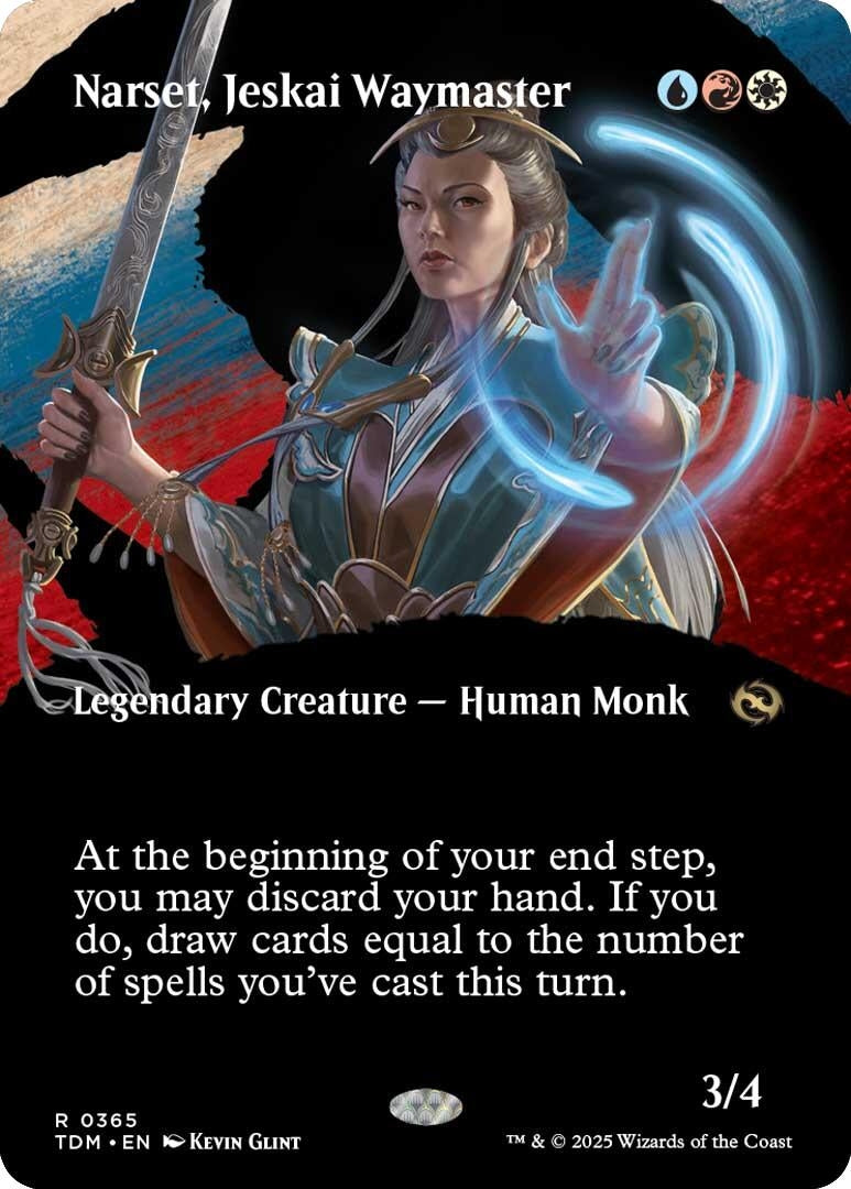 Image for Narset, Jeskai Waymaster (Borderless) (365) - Magic: The Gathering