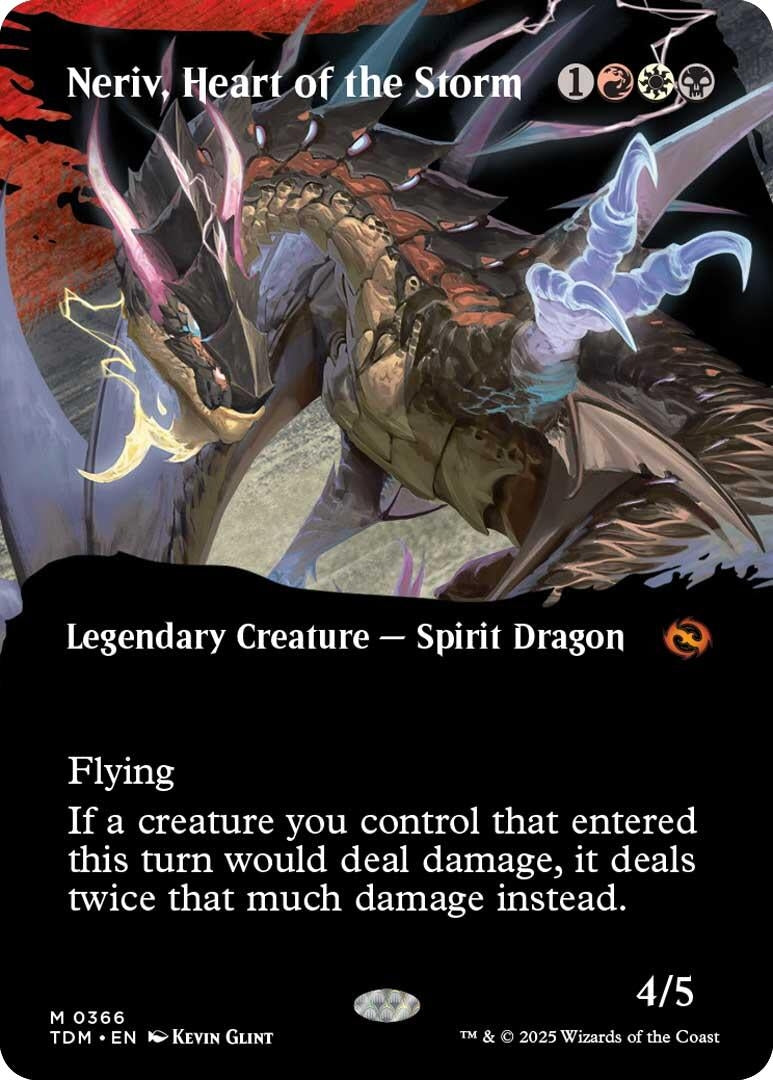 Image for Neriv, Heart of the Storm (Borderless) (366) - Magic: The Gathering