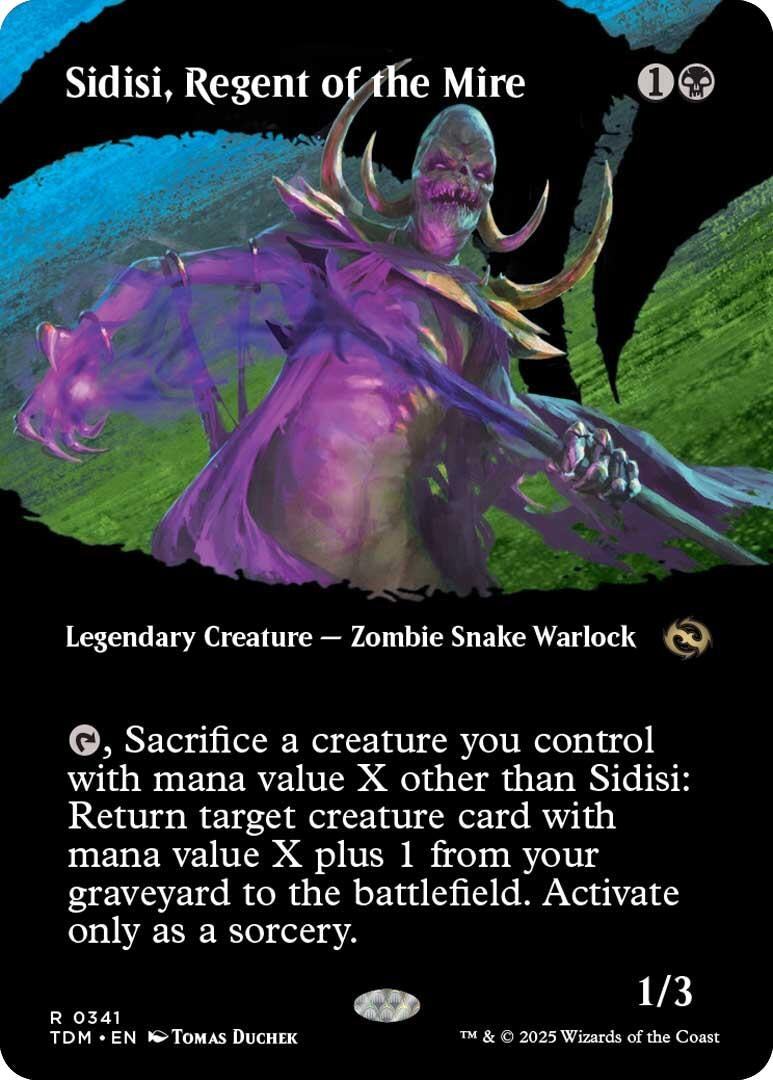 Image for Sidisi, Regent of the Mire (Borderless) (341) - Magic: The Gathering