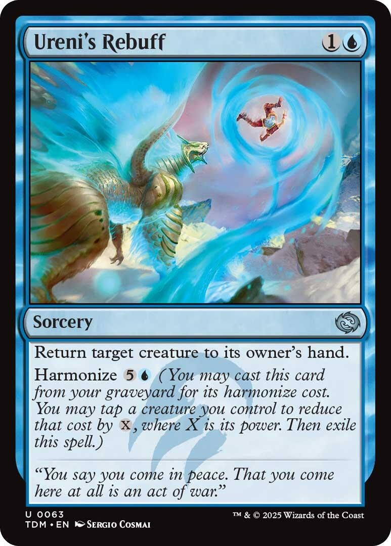 Image for Ureni's Rebuff (63) - Magic: The Gathering