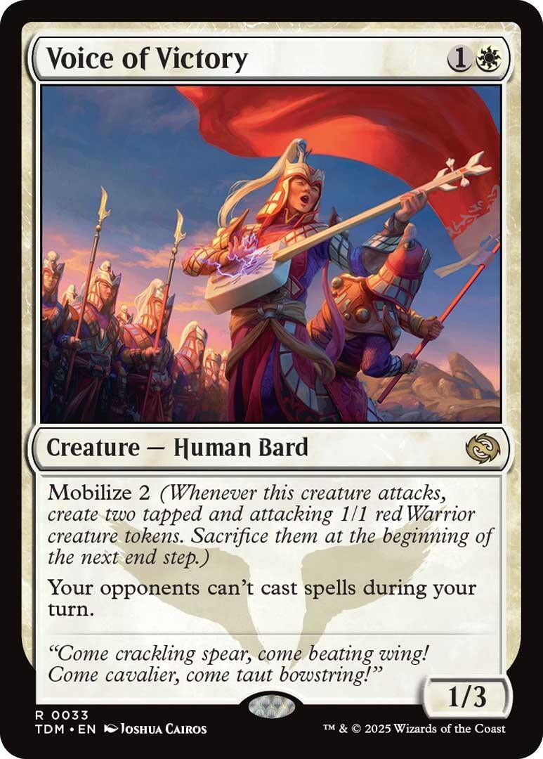Image for Voice of Victory (33) - Magic: The Gathering