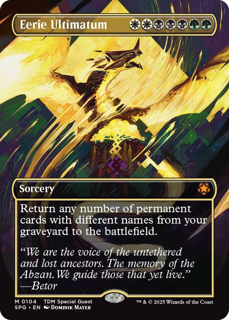 Image for Eerie Ultimatum (Borderless) (104) - Magic: The Gathering