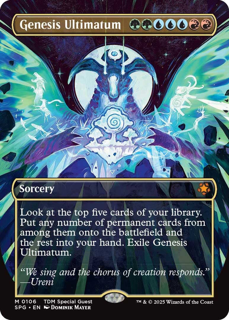 Image for Genesis Ultimatum (Borderless) (106) - Magic: The Gathering