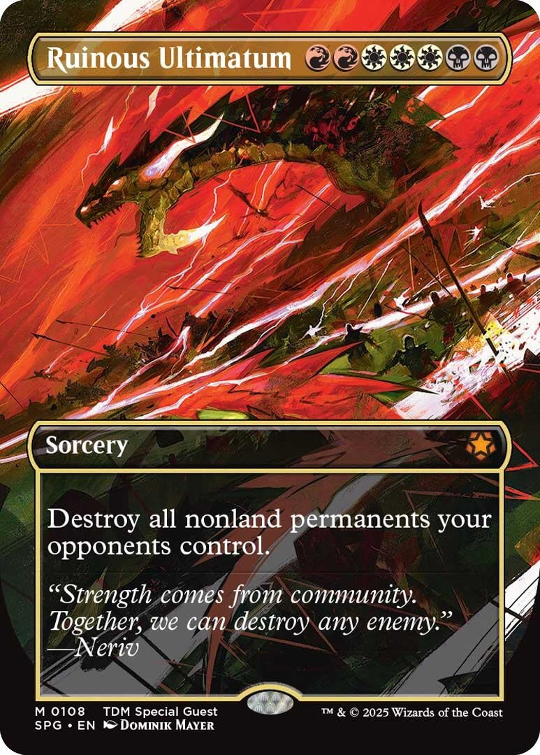 Image for Ruinous Ultimatum (Borderless) (108) - Magic: The Gathering