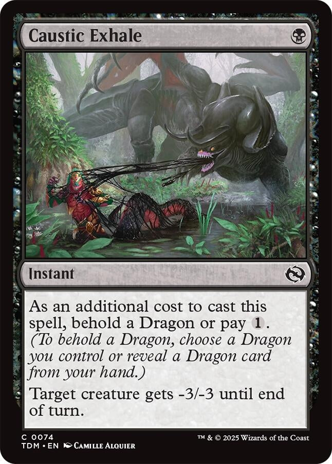 Image for Caustic Exhale (74) - Magic: The Gathering