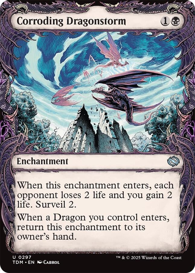 Image for Corroding Dragonstorm (Showcase) (297) - Magic: The Gathering