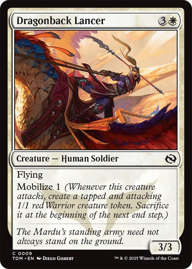 Image for Dragonback Lancer (9) - Magic: The Gathering