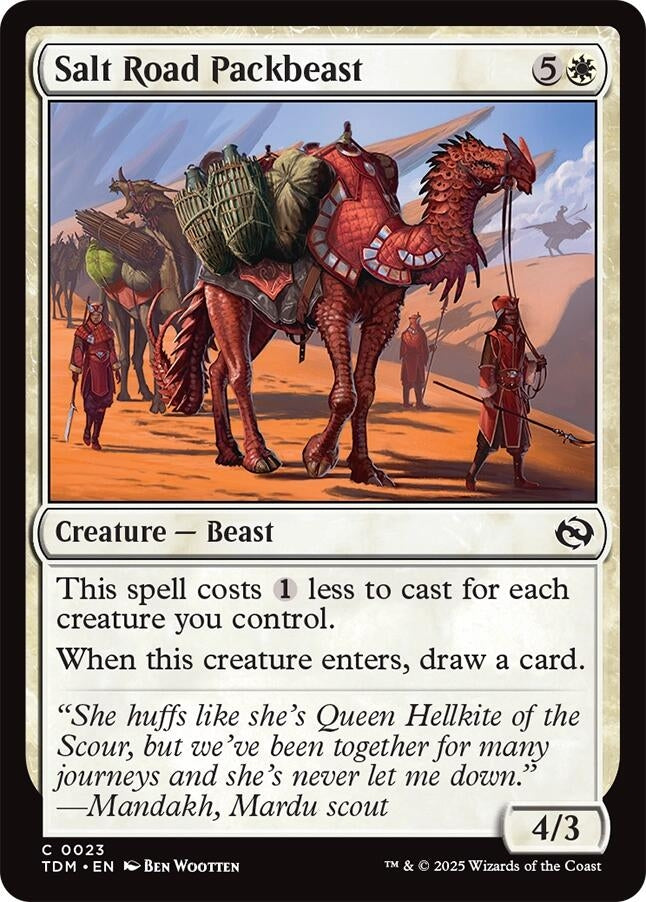 Image for Salt Road Packbeast (23) - Magic: The Gathering