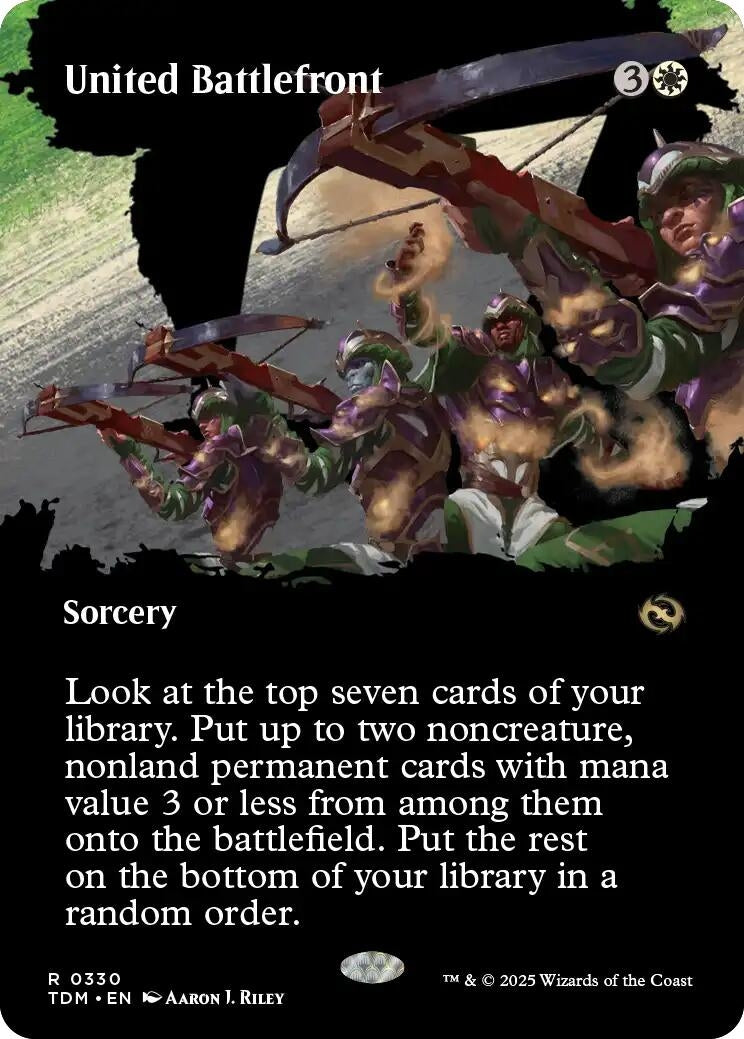 Image for United Battlefront (Borderless) (330) - Magic: The Gathering