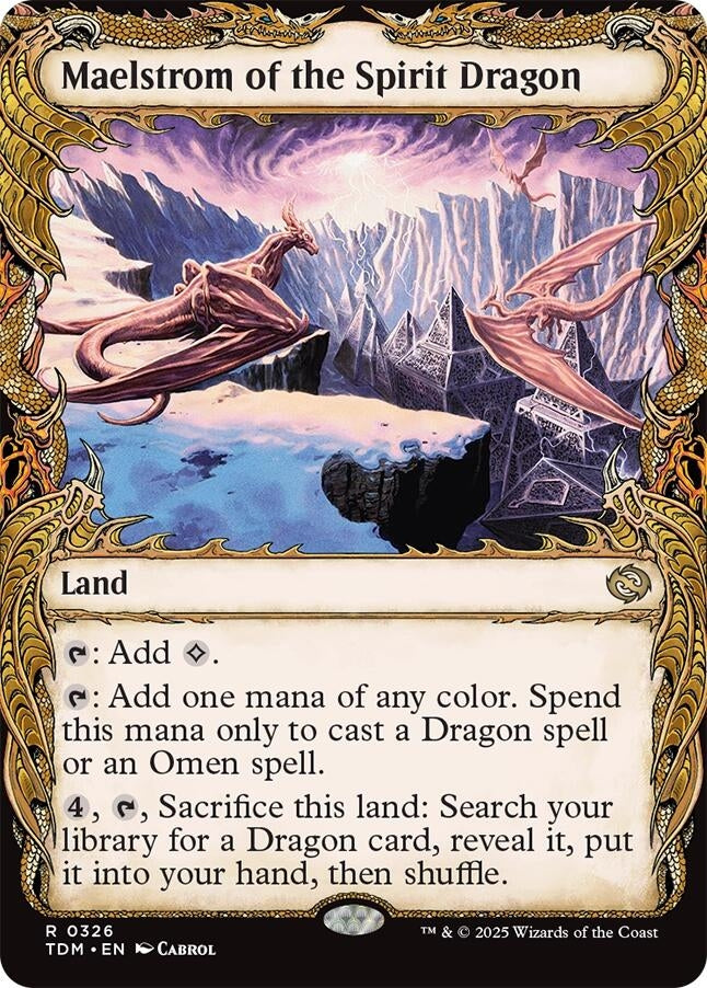 Image for Maelstrom of the Spirit Dragon (Showcase) (326) - Magic: The Gathering