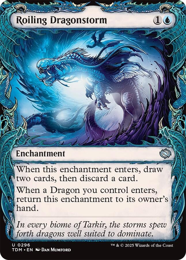 Image for Roiling Dragonstorm (Showcase) (296) - Magic: The Gathering