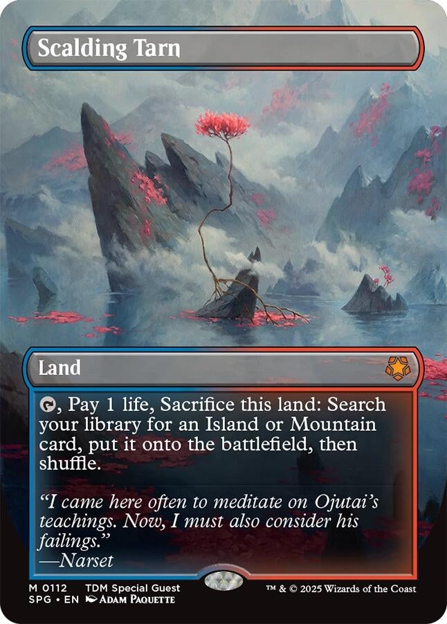 Image for Scalding Tarn (Borderless) (112) - Magic: The Gathering