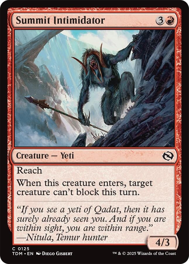 Image for Summit Intimidator (125) - Magic: The Gathering