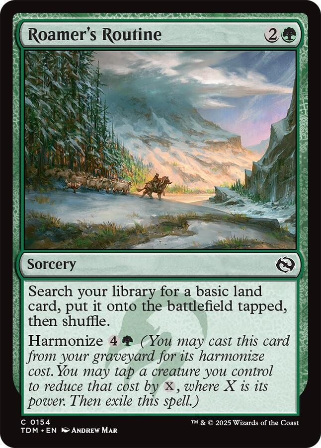 Image for Roamer's Routine (154) - Magic: The Gathering