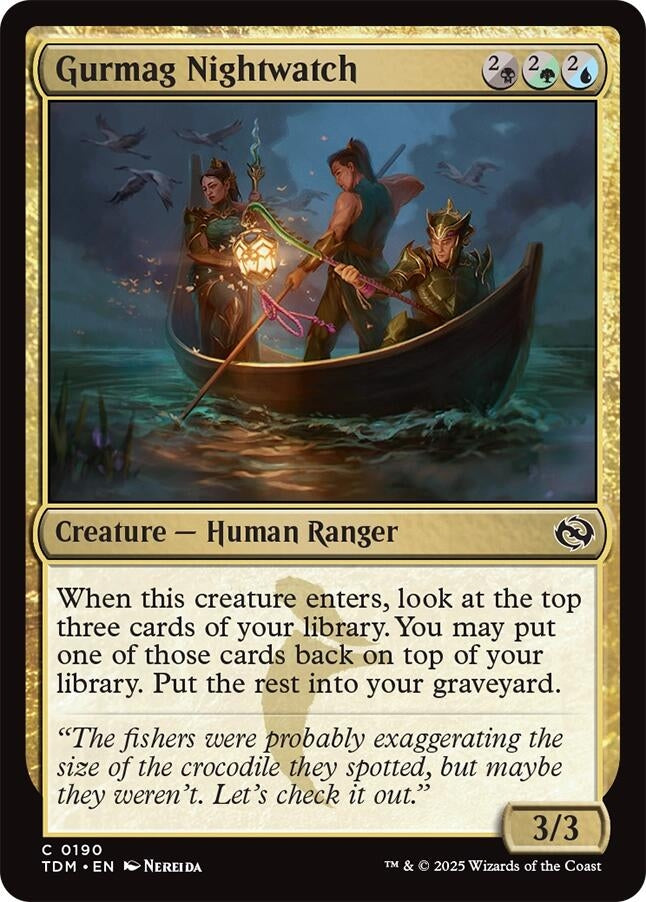 Image for Gurmag Nightwatch (190) - Magic: The Gathering