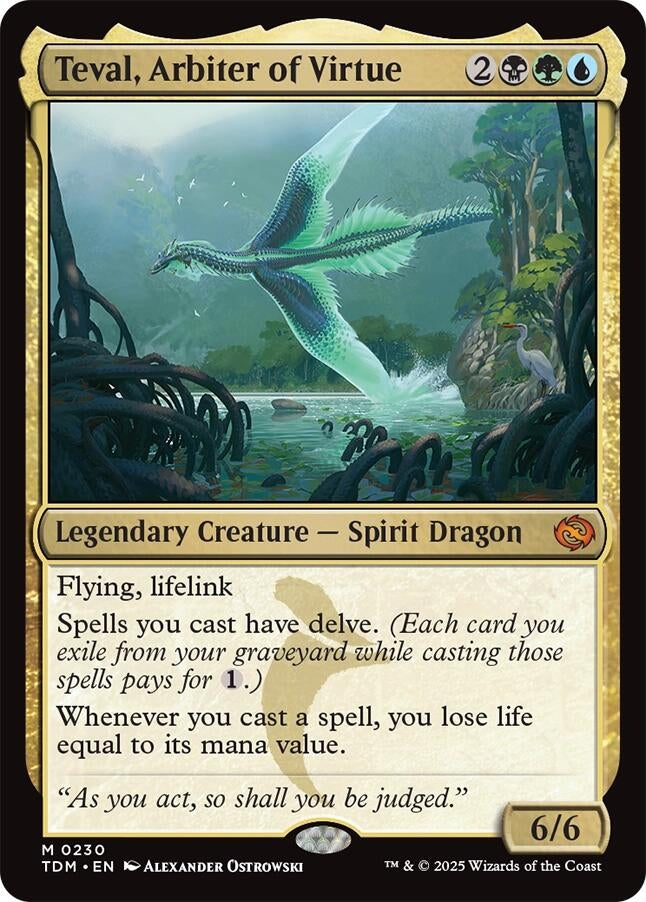 Image for Teval, Arbiter of Virtue (230) - Magic: The Gathering