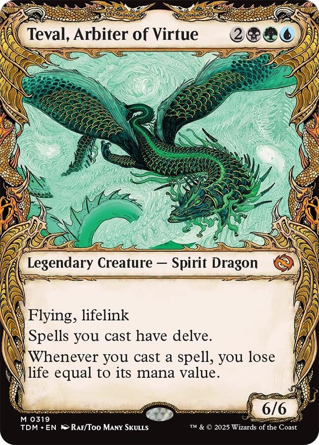 Image for Teval, Arbiter of Virtue (Showcase) (319) - Magic: The Gathering