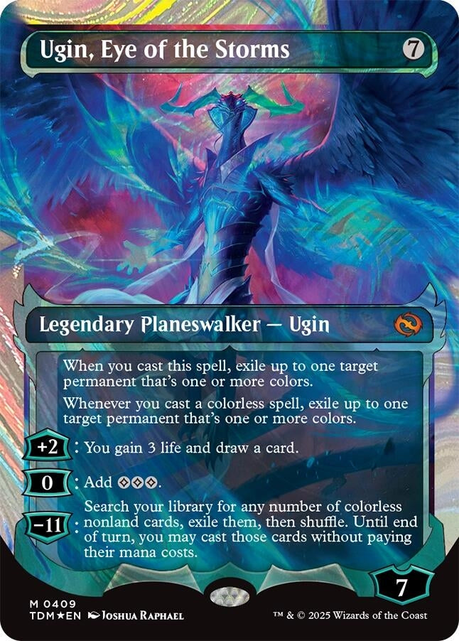 Image for Ugin, Eye of the Storms (Showcase) (Halo Foil) (409) - Magic: The Gathering