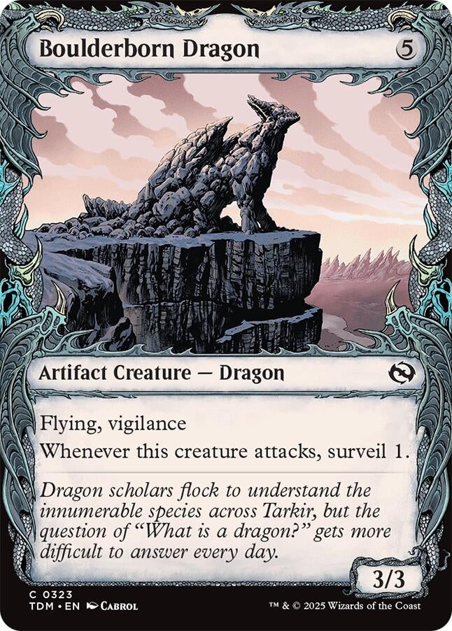 Image for Boulderborn Dragon (Showcase) (323) - Magic: The Gathering