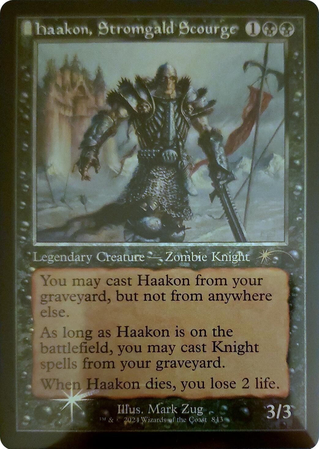 Image for Haakon, Stromgald Scourge (Retro Frame) (843) - Magic: The Gathering