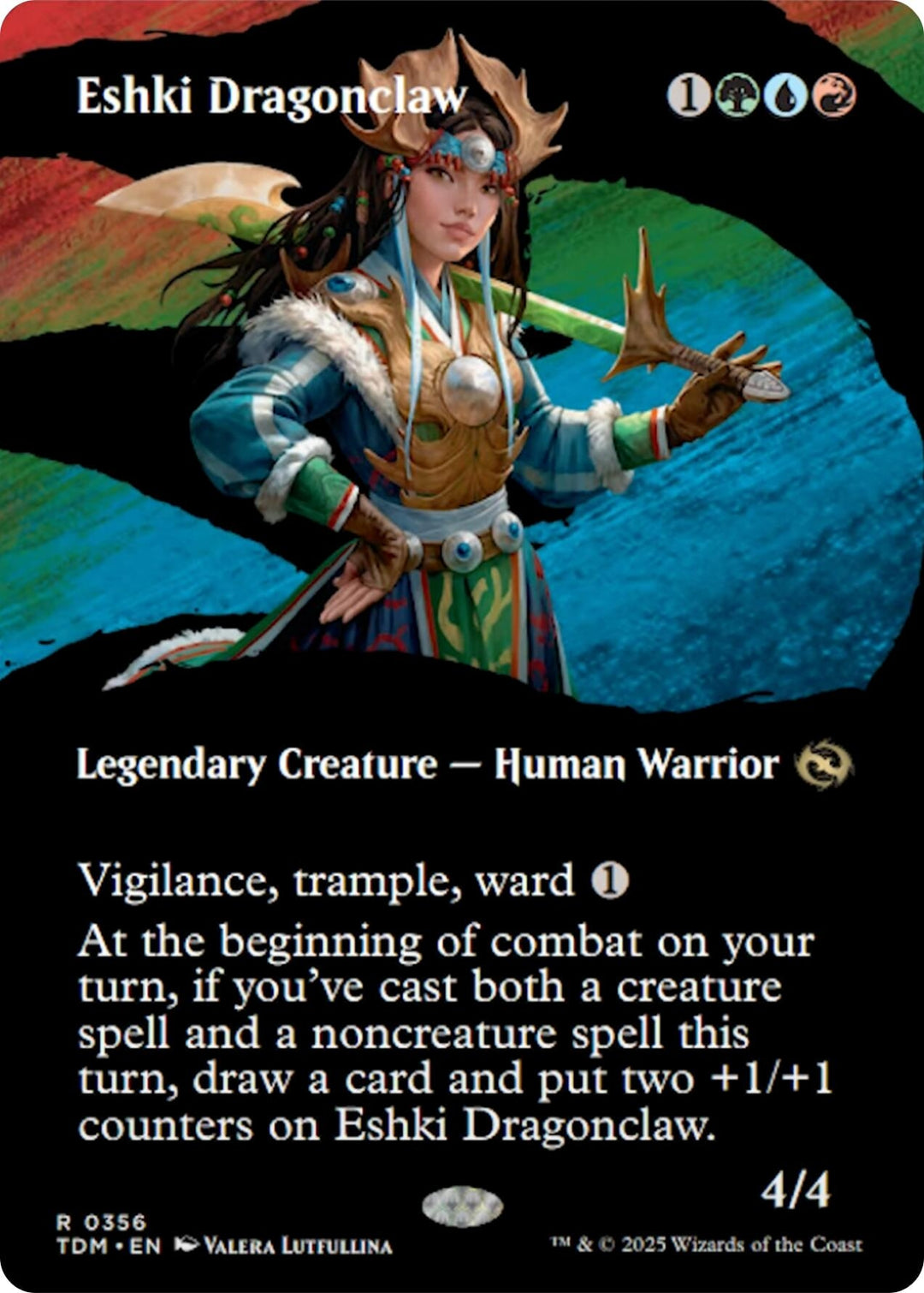 Image for Eshki Dragonclaw (Borderless) (356) - Magic: The Gathering