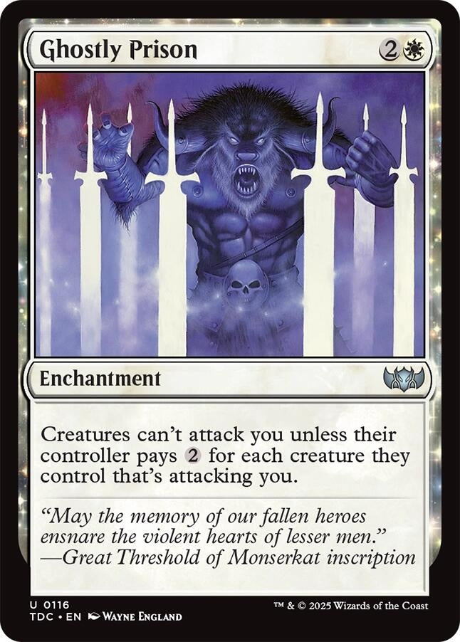 Image for Ghostly Prison (116) - Magic: The Gathering