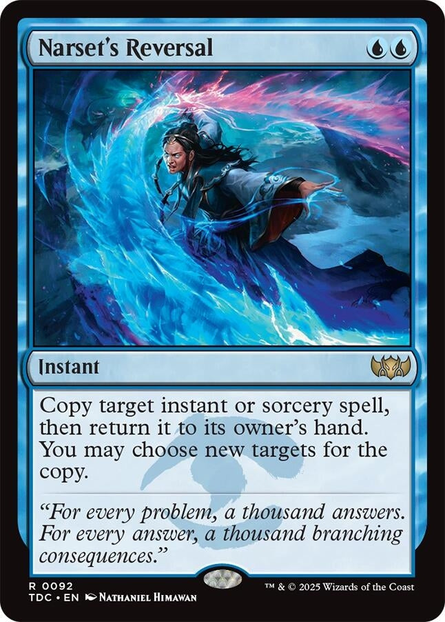Image for Narset's Reversal (92) - Magic: The Gathering