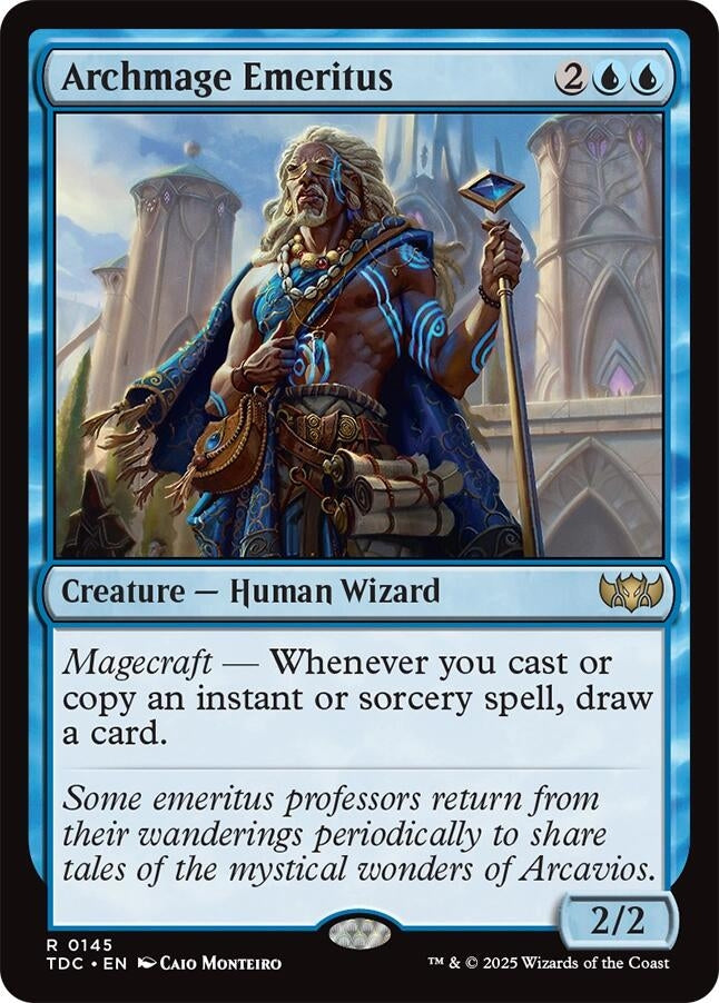 Image for Archmage Emeritus (145) (TDC) - Magic: The Gathering