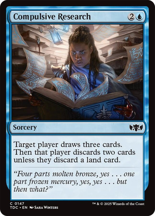 Image for Compulsive Research (147) (TDC) - Magic: The Gathering