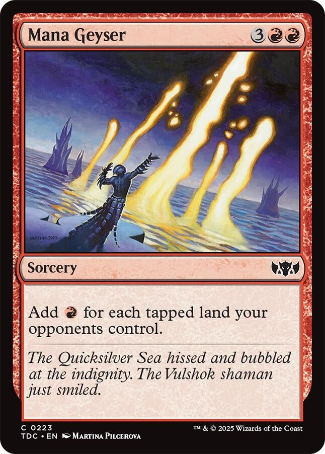 Image for Mana Geyser (223) - Magic: The Gathering