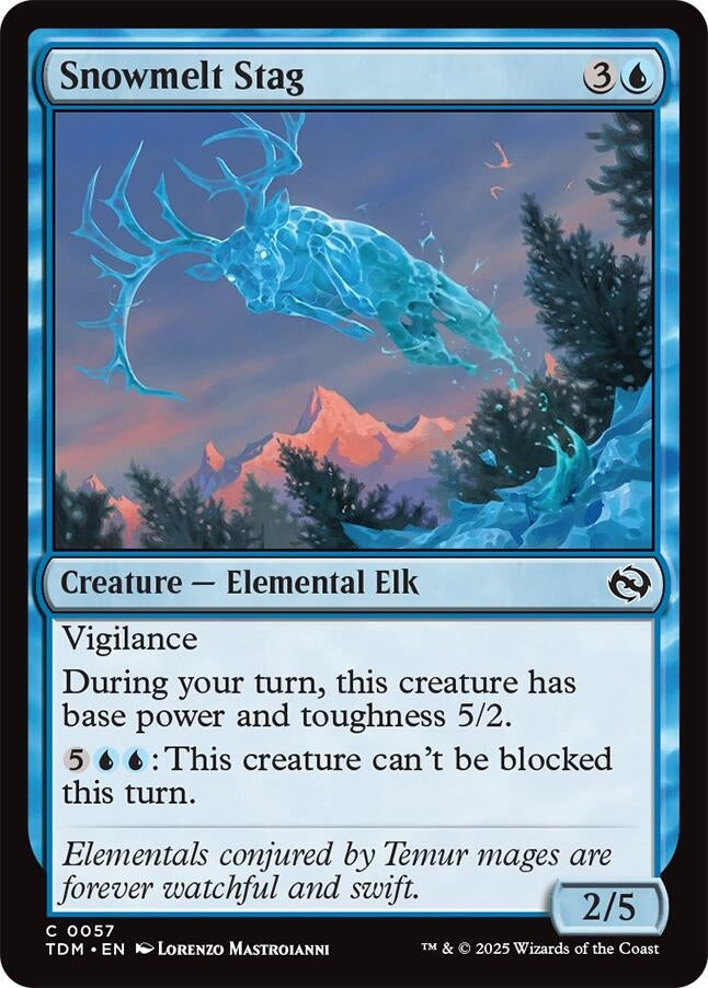 Image for Snowmelt Stag (57) - Magic: The Gathering